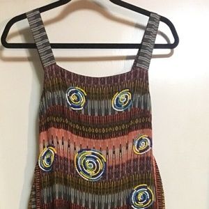 ALL THINGS MOCHI Amina Midi Dress, Orange, Size S